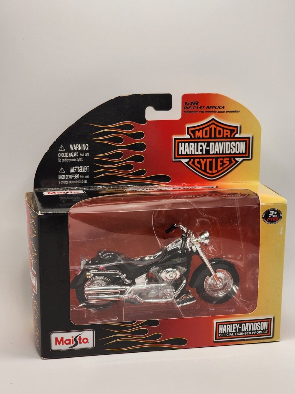 Maisto Harley Davidson 2004 FLSTFI Fat Boy Series 29 Motorcycle Collectable NIB